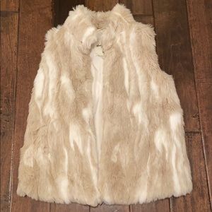 Girls Faux Fur Vest